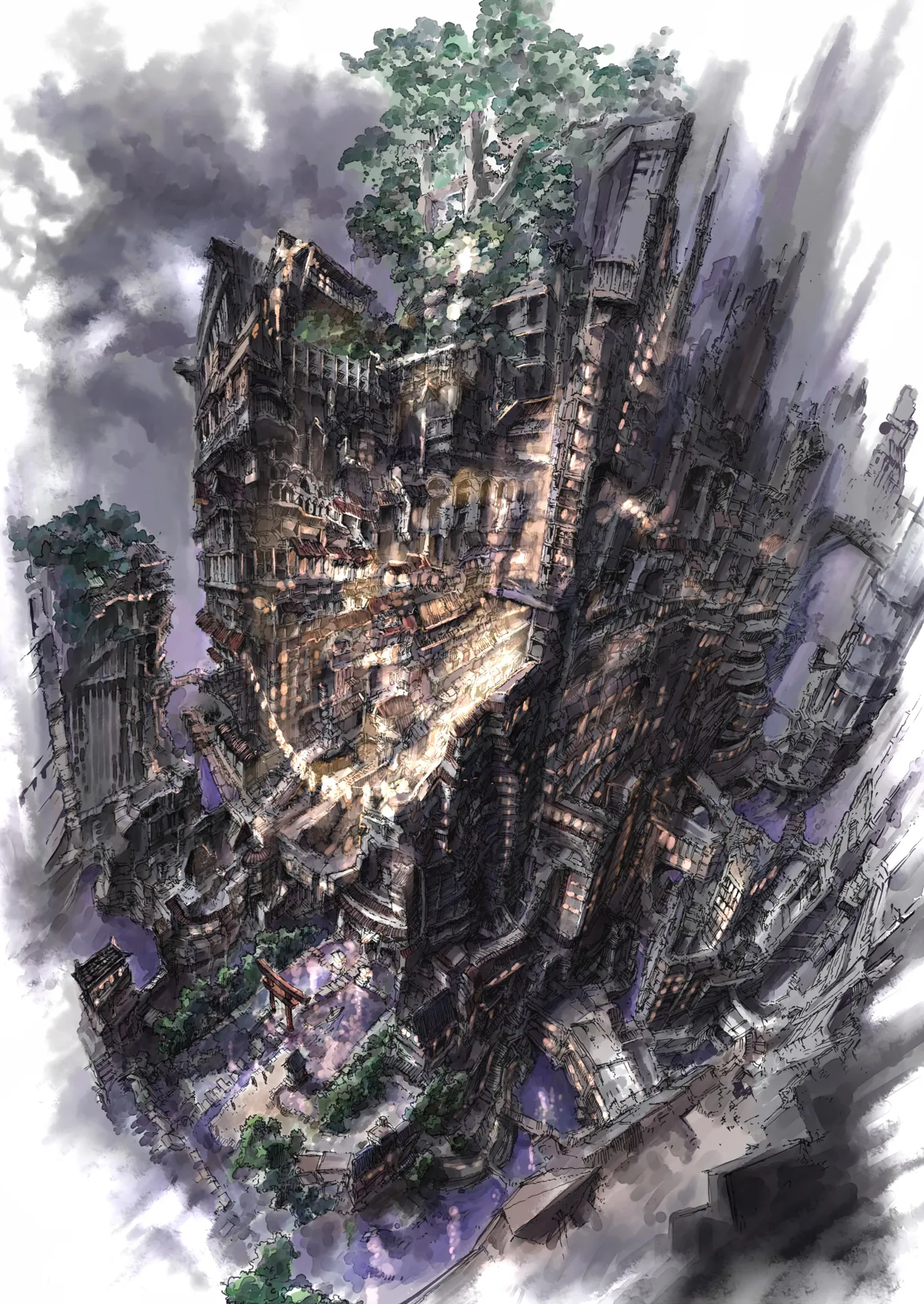 Mobile background image of the blog