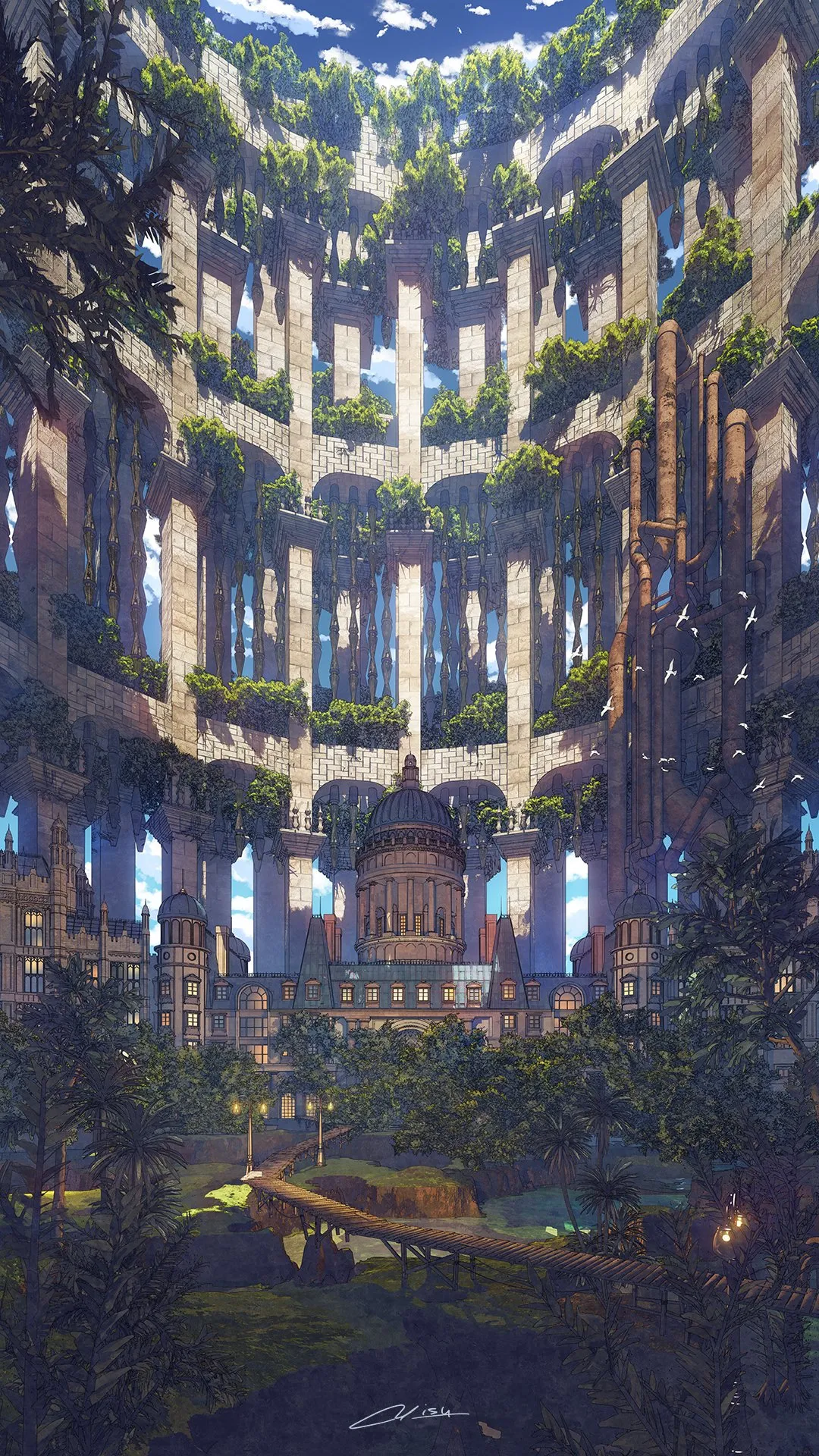 Mobile background image of the blog