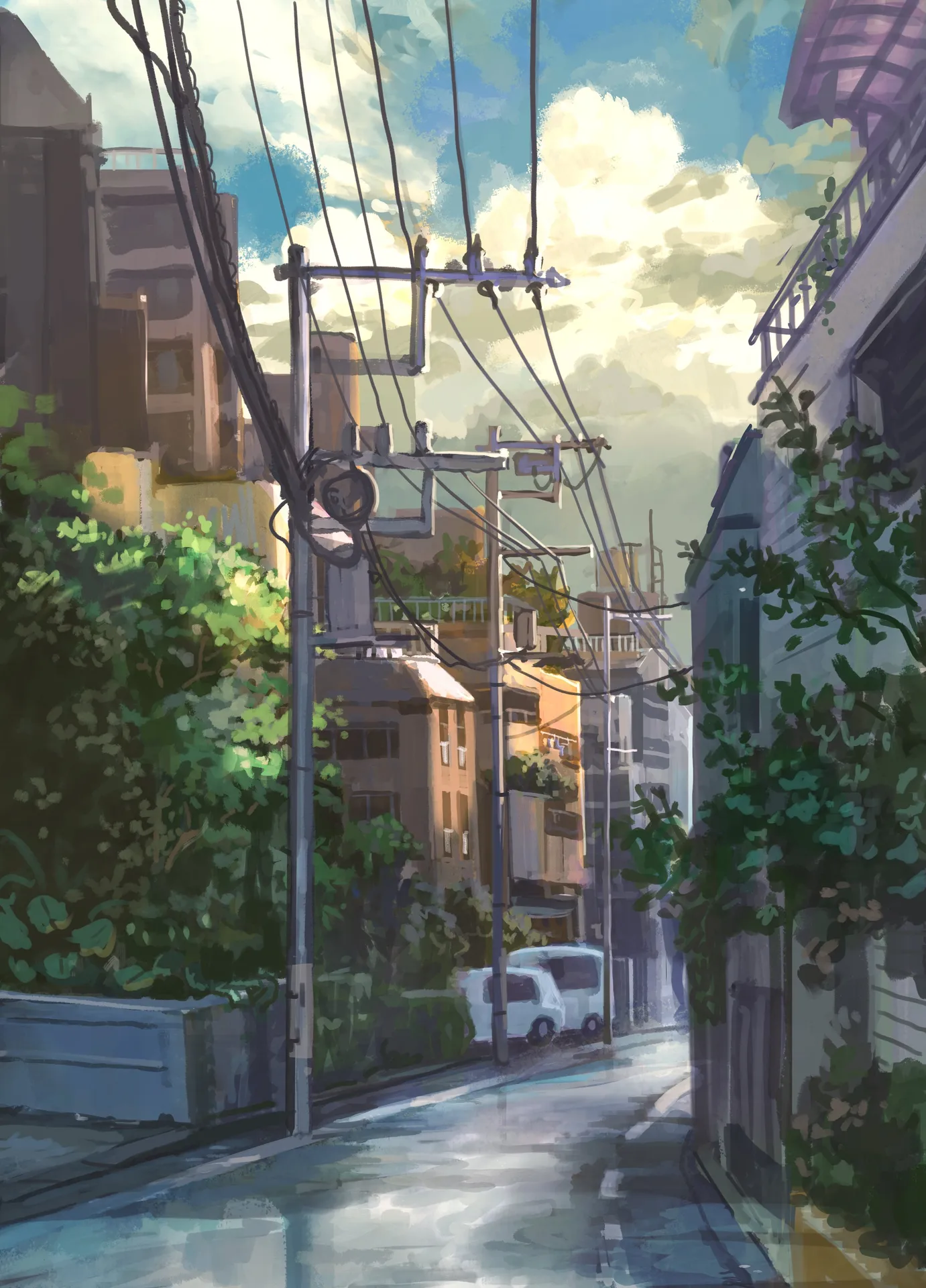 Mobile background image of the blog